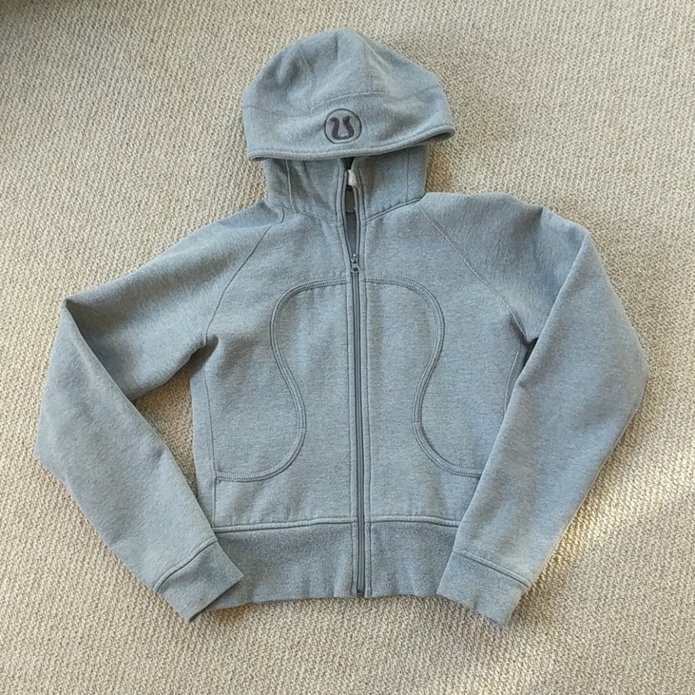 Grey Lululemon Scuba Hoodie - 4